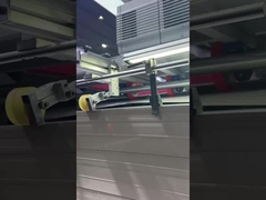 ボール紙の薄板になる機械